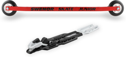 Swenor Skate Junior rulleski m/Rottefella bindinger 65-300 (Rød) 2020