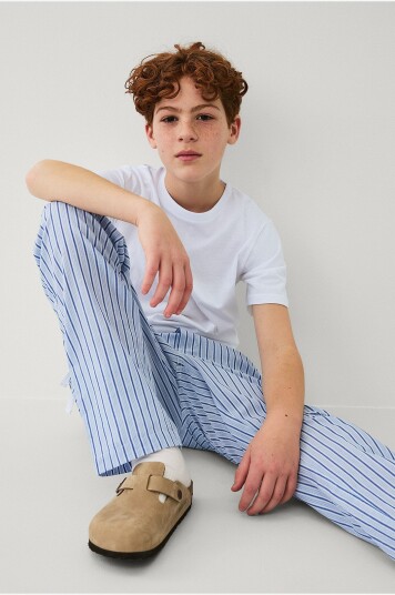 Ellos Collection - Pysjbukser Harry i poplin - Blå