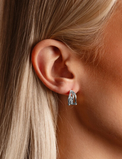 SNÖ of Sweden Kitty Small Tripple Crystal Ear S/Clear Onesize Silver ONE SIZE SNÖ of Sweden Kitty Small Tripple Crystal Ear S/Clear Onesize Silver ONE SIZE