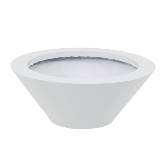 Europalms Leichtsin Bowl-15, Shiny-White Europalms Leichtsin Bowl-15, Shiny-White