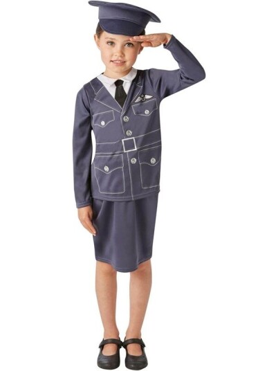 Rubie's Costume Co Official WRAF Girl Costume Girls Small Ages 3 - 4 Rubie's Costume Co Official WRAF Girl Costume Girls Small Ages 3 - 4