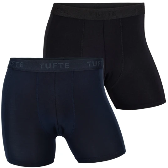 Tufte Wear Wear Tufte Softboost M Boxer Briefs 2 Pk Black Tufte Wear Wear Tufte Softboost M Boxer Briefs 2 Pk Black