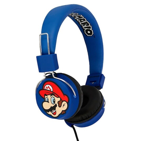 Super Mario & Luigi Headset For Barn Max. 100dB Fra 8 År Blå