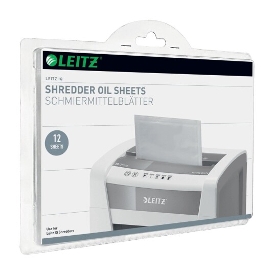 Olieark til Leitz IQ makulator - (12 ark)