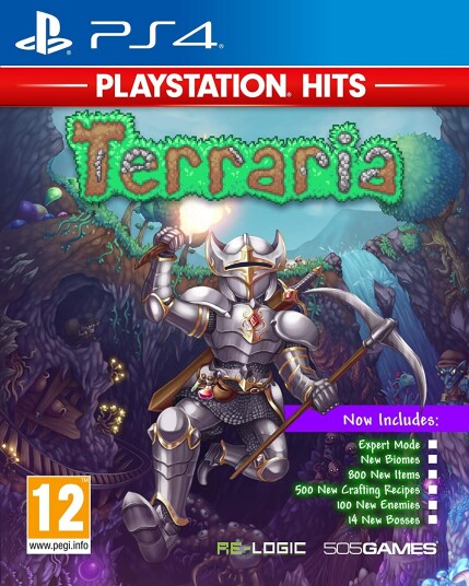 Terraria Playstation hits PS4