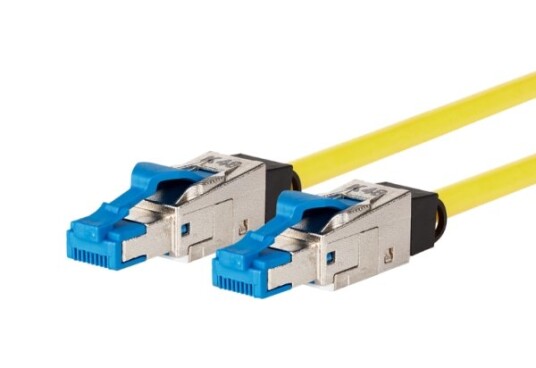 Metz Connect 13084H1077-E 1 M Cat8.1 S/Ftp S-Stp Rj-45 Rj-45 Gult