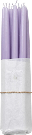 Broste Copenhagen Broste Copenhagen dyppet antikklys 10 pk Orchid light Purple
