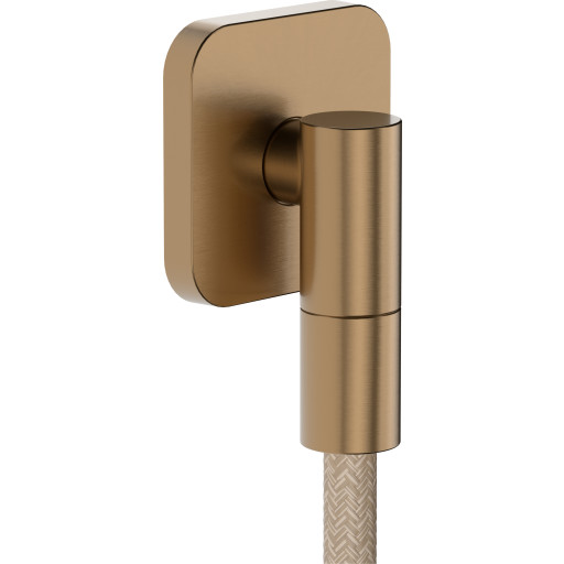 Hansgrohe FixFit Fine Q slangeuttak, børstet bronse Hansgrohe FixFit Fine Q slangeuttak, børstet bronse