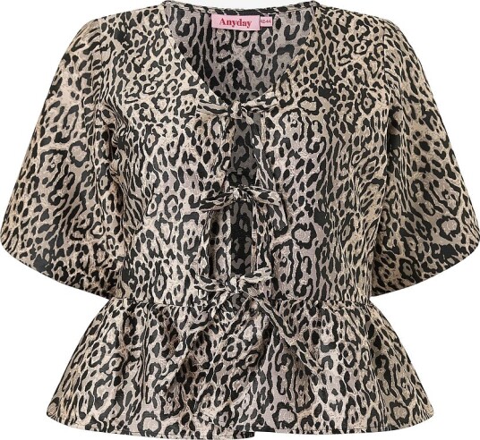 Anyday Bluse Any pine 415 Svart Anyday Bluse Any pine 415 Svart