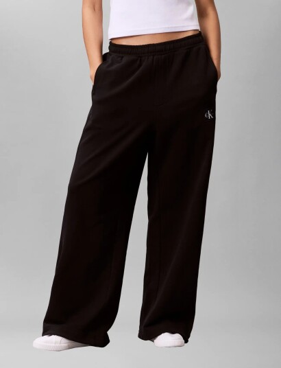 Calvin Klein Jeans French Terry Woven Label Jogger Black S