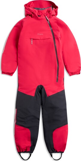 Bergans Of Norway Bergans Kid'S Lilletind Insulated Shell Coverall Alpine Rose/Dark Shadow Grey 92