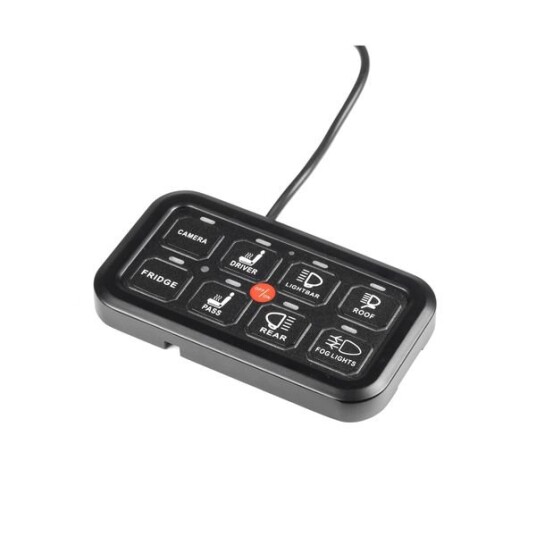 Bryterpanel PURELUX Multi switch Dashboard Controller 10 30V