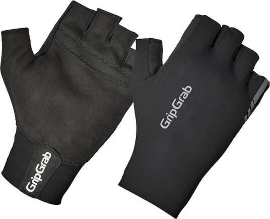 GripGrab Faststream Aero sykkelhansker korte fingre svart