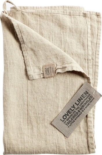 Lovely Linen Kjøkkenhåndkle Lovely i vasket lin Beige Lovely Linen Kjøkkenhåndkle Lovely i vasket lin Beige