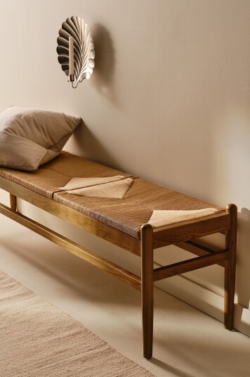 Jotex Benk 180 Cm Valnøttfinish / natur NATTAVAARA 2132326020