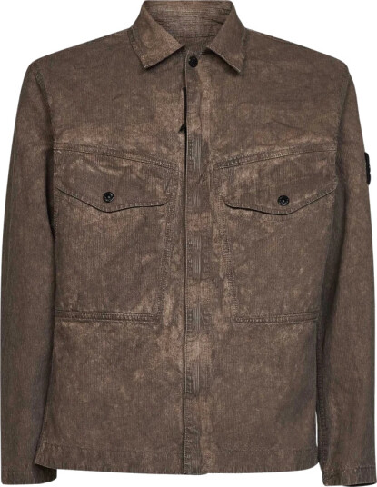 Stone Island Herre Skjorter Brun S,