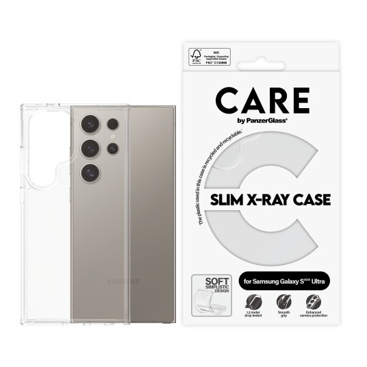 PanzerGlass X-Ray Soft Basic Gjennomsiktig Mobildeksel for Samsung Galaxy S25 Ultra