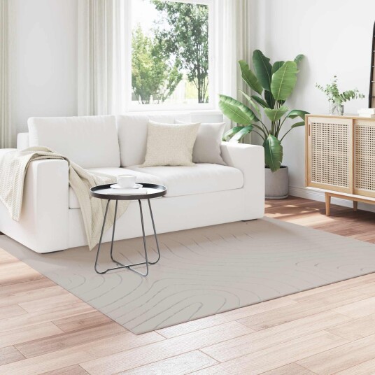 Områdetepper Torget PALMERAS Krem 200 x 200 cm Polyester