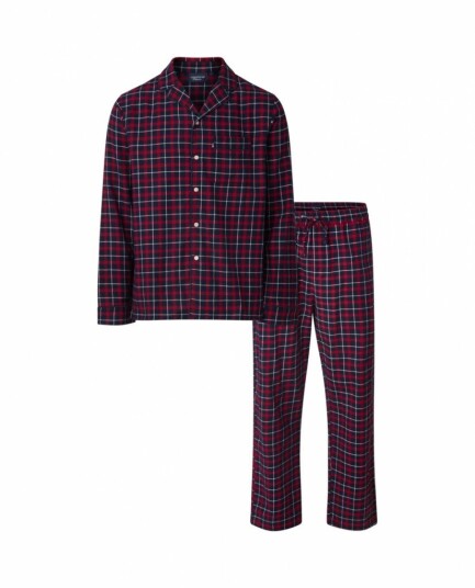 LEXINGTON Ethan-pyjamassett i rutete flanell