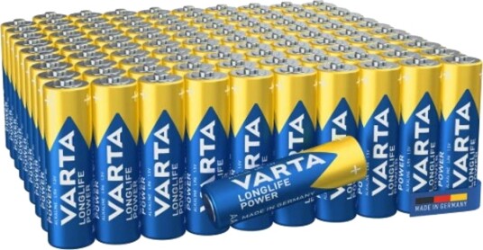Varta Longlife Power AAA-batterier LR03 100-pakning XXL