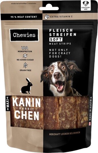 Chewies Kjøttstrimler Soft Kanin 150 G 150 G