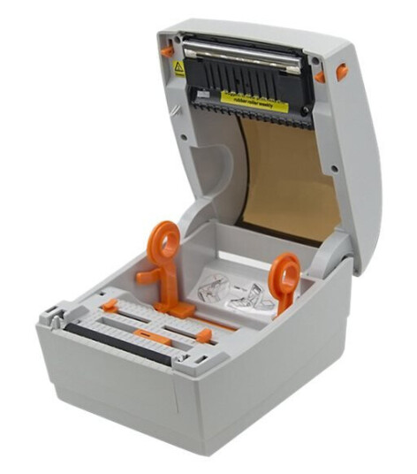 Qoltec 50243 Etikettskriver Direktetermisk / Termisk Overføring Rull (12 Cm) 203 Dpi Inntil 127 Mm/Sek Usb 2.0 Lan Seriell