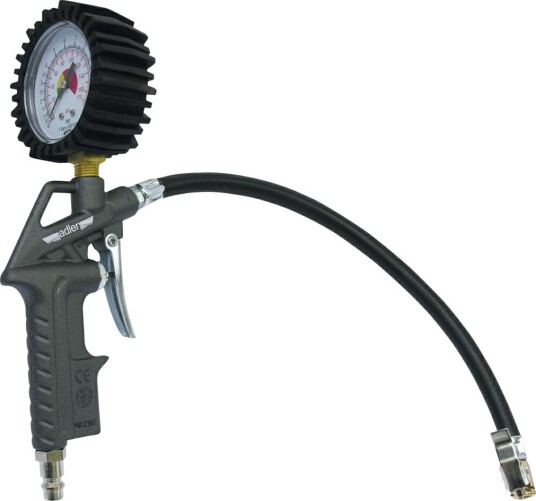 Adler Tools Pumpe 0206.6 Og Trykkluftpistol Med Manometer 12 bar