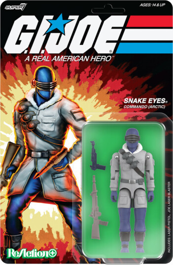 G.I. Joe ReAction+ Wv5 Arctic Snake Eyes Movie