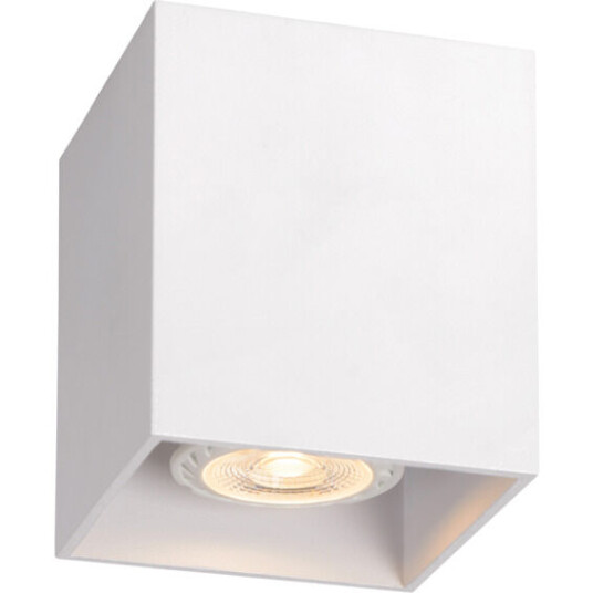 Lucide Bodi Taklampe Firkantet GU10 Hvit - 91817