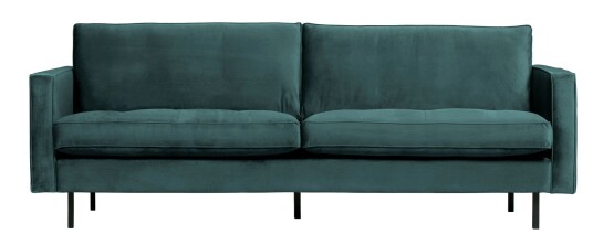 BePureHome Rodeo Classic 2,5-seter. Sofa - Teal Velur