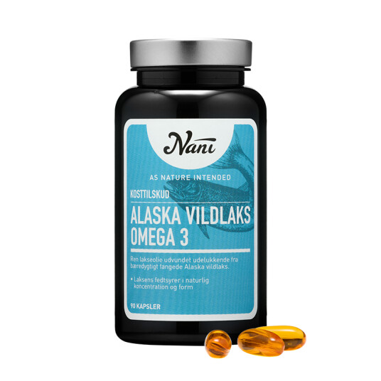Nani Omega 3 Ren Lakseolje 90 Kapslar Nani Omega 3 Ren Lakseolje 90 Kapslar