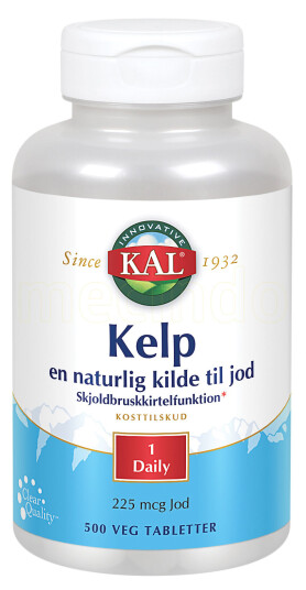 Kal Kelp Jod 500 Tabletter