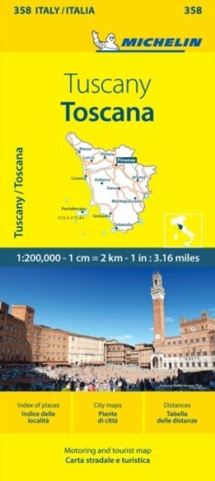 Toscana Michelin Local Map 358