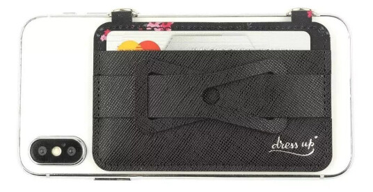 4Smarts DressUP Mobilholder med Stropp & Kortholder - Blomster