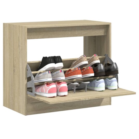  Skoskap sonoma eik 80x42x69 cm konstruert tre 8721012382398