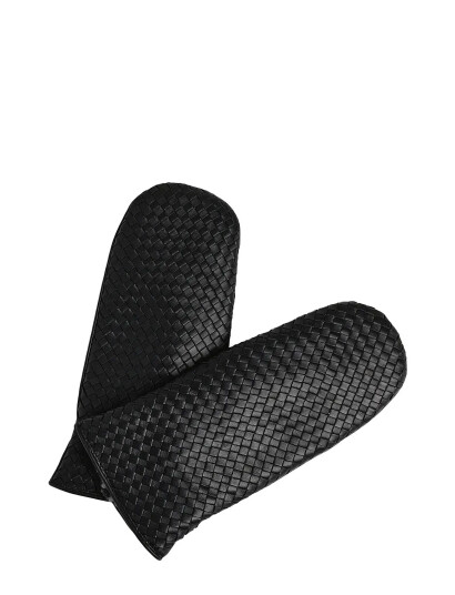 Markberg Embambg Mitten, Weave - Black - S