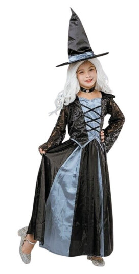 Mystisk Heks Kostyme 9-10 år 130-140cm