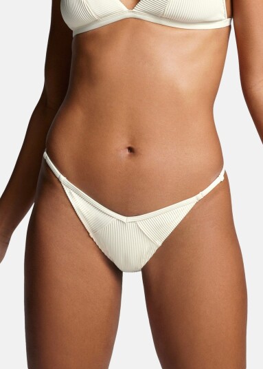 Puma Puma Swim Women Ribbed Tanga 1 White Combo M Bikinis