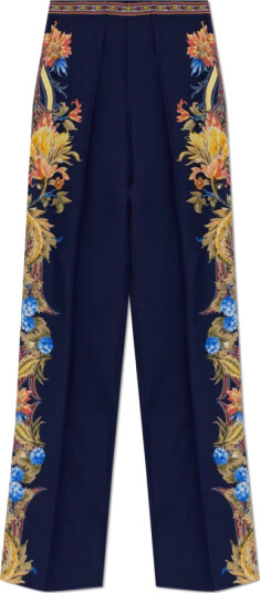 Etro Dame Bukser Blå M, Etro Dame Bukser Blå M,