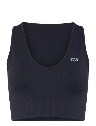 ICANIWILL | Ribbed Define Cropped V Neck Tank W | M ICANIWILL | Ribbed Define Cropped V Neck Tank W | M