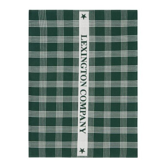 Lexington Original kjøkkenhåndkle bomullsfrotté 50x70 cm grønn/hvit