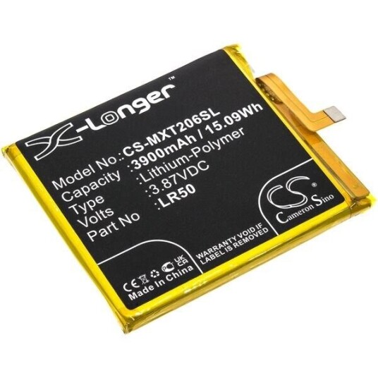 Motorola Moto Edge 5G batteri (4250 mAh 3.85 V, Sort)