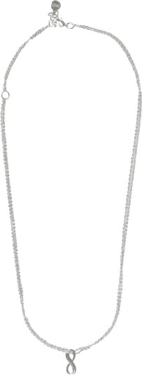 SNÖ of Sweden Everly Double Pendant Neck 40 45 Plain S Onesize Silver ONE SIZE