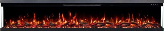 Emotion Flame Unity 183 - 3-Sidig Elektrisk Peis Emotion Flame Unity 183 - 3-Sidig Elektrisk Peis