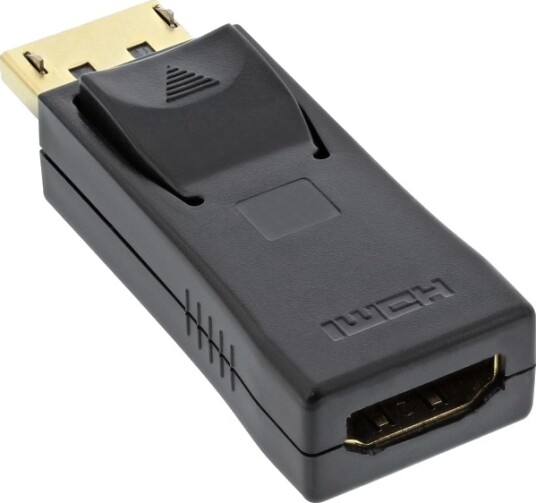 Inline 17198J Displayport Male Hdmi Hankjønn Hunkjønn Svart 12 G