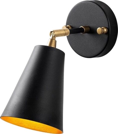 Vegg lampe Avraen Svart / Gull - Svart / Gull
