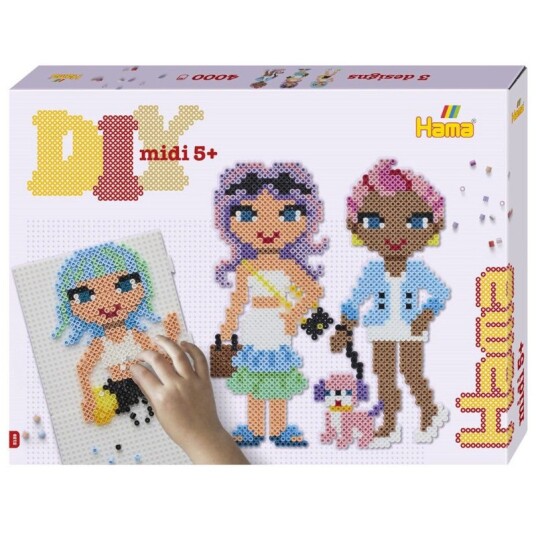 Hama Ironing Bead Set Gift Box - Fashion Girls 40