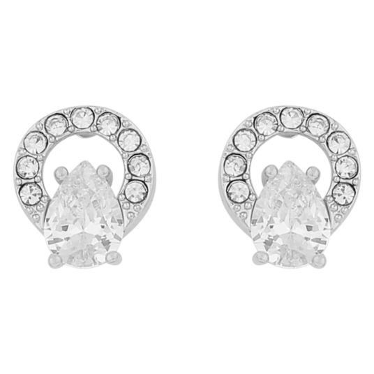 Snö Of Sweden Callie Crystal Circle Ear Silver Clear Onesize Snö Of Sweden Callie Crystal Circle Ear Silver Clear Onesize