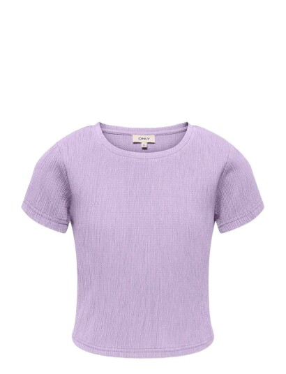 Kids Only Kogkaylie Struc S/S Top Pnt Purple 164 Kids Only Kogkaylie Struc S/S Top Pnt Purple 164