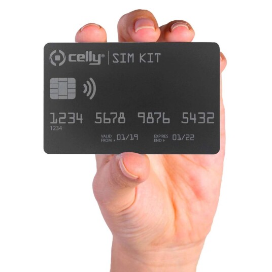 Celly SIM-kortadapter sett 3-pakning Universal Sort Celly SIM-kortadapter sett 3-pakning Universal Sort